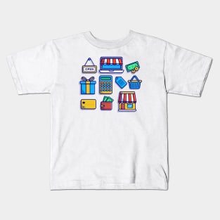 Shopping Element Set Kids T-Shirt